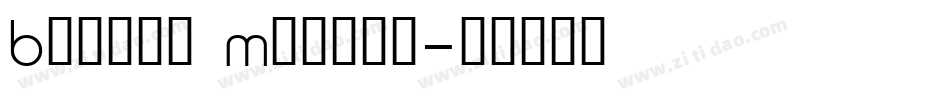 Bonney Medium字体转换